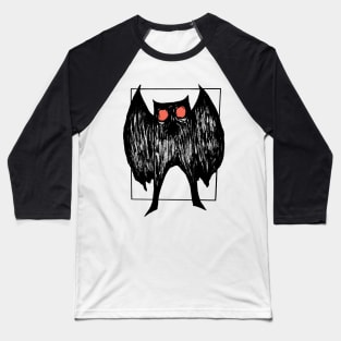 Mothman (white background) Baseball T-Shirt